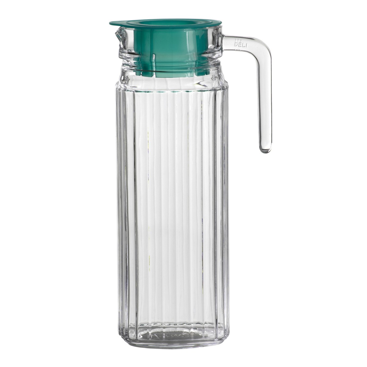 Krug mit Deckel Saftkrug Glaskaraffe mit Deckel 1 L Kanne Wasser Saft