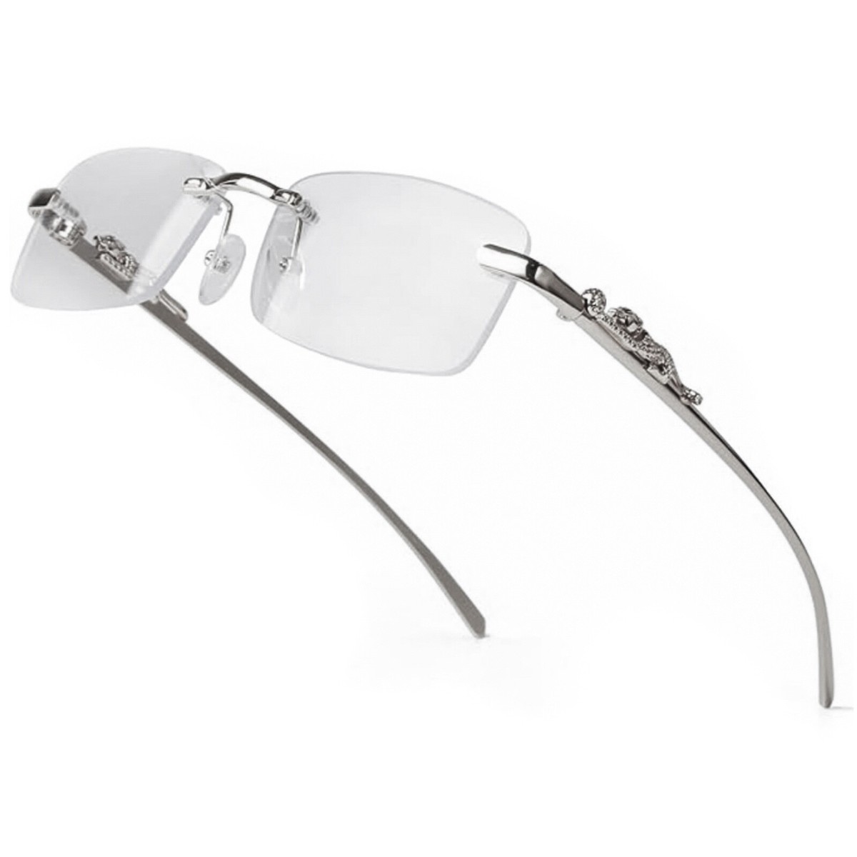Rimless Lentes Sin Marco Para Hombre Rimless Armazon De Lentes Sin Marco  Lentes Transparentes Monturas