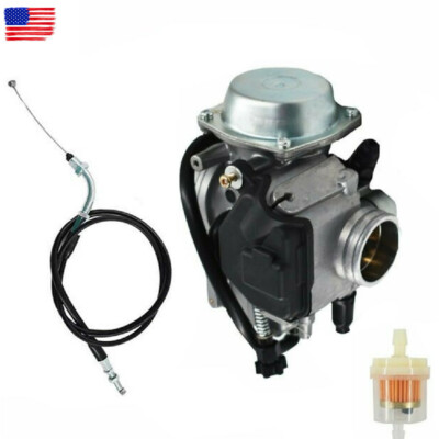 #ad #ad Carburetor w Throttle Cable for Honda Big Red 250 ATC250ES ATC250SX $36.98