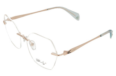 Brand New 2025 GENNY Women Eyeglasses GYV 436 12F Authentic Italy Rx Frame Case