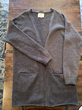 Zara Kids Girls Long Navy Blue Caridgan Sweater 13/14