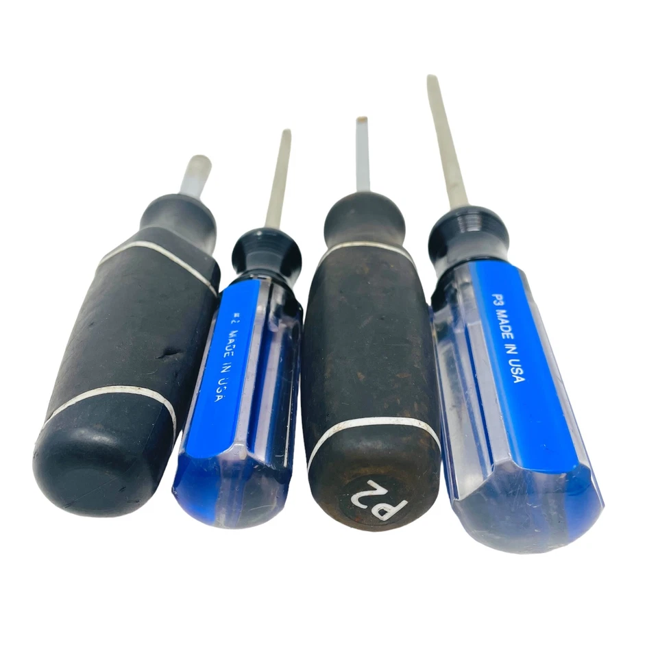 4 pcs Husky P2 P3 Screwdrivers Socket Screwdrivers Hand Tool Set Made in USA - Image 4 of 4