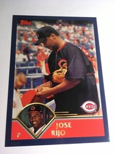2016 Topps Archives 65th Ann Jumbo 5x7 Jose Rijo Reds A65JRI #'d /49