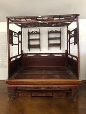 Chinese antique bed