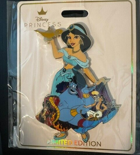 Disney D23 2024 Jasmine Aladdin Dresses Pin LE 400 WDI MOG