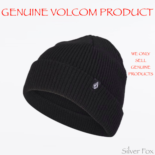BLACK KNITTED BEANIE CAP HAT BRAND 