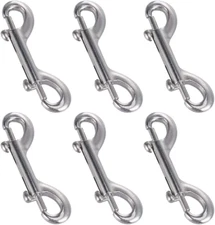 POLARHAWK Double Ended Bolt Snap Hooks, Stainless Steel Double End Heavy Duty T