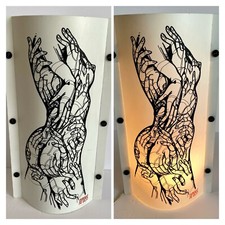 Vintage 1990s SECRET LOVER Table SLAMP by Samuel Parker/Artist: Marchetti H15.0”