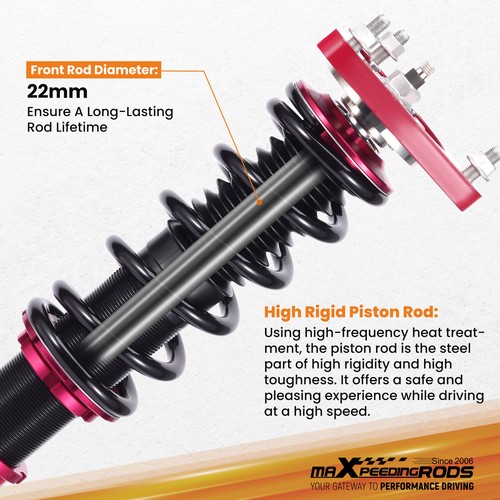MaXpeedingrods 24 Clicks Coilovers Struts & Rear Toe Arms For Ford Mustang 15-23 - Picture 11 of 14