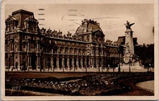 Paris France 1928 Stamped Architecture Halftone Postcard Yvon