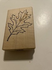 leaf rubber stamp