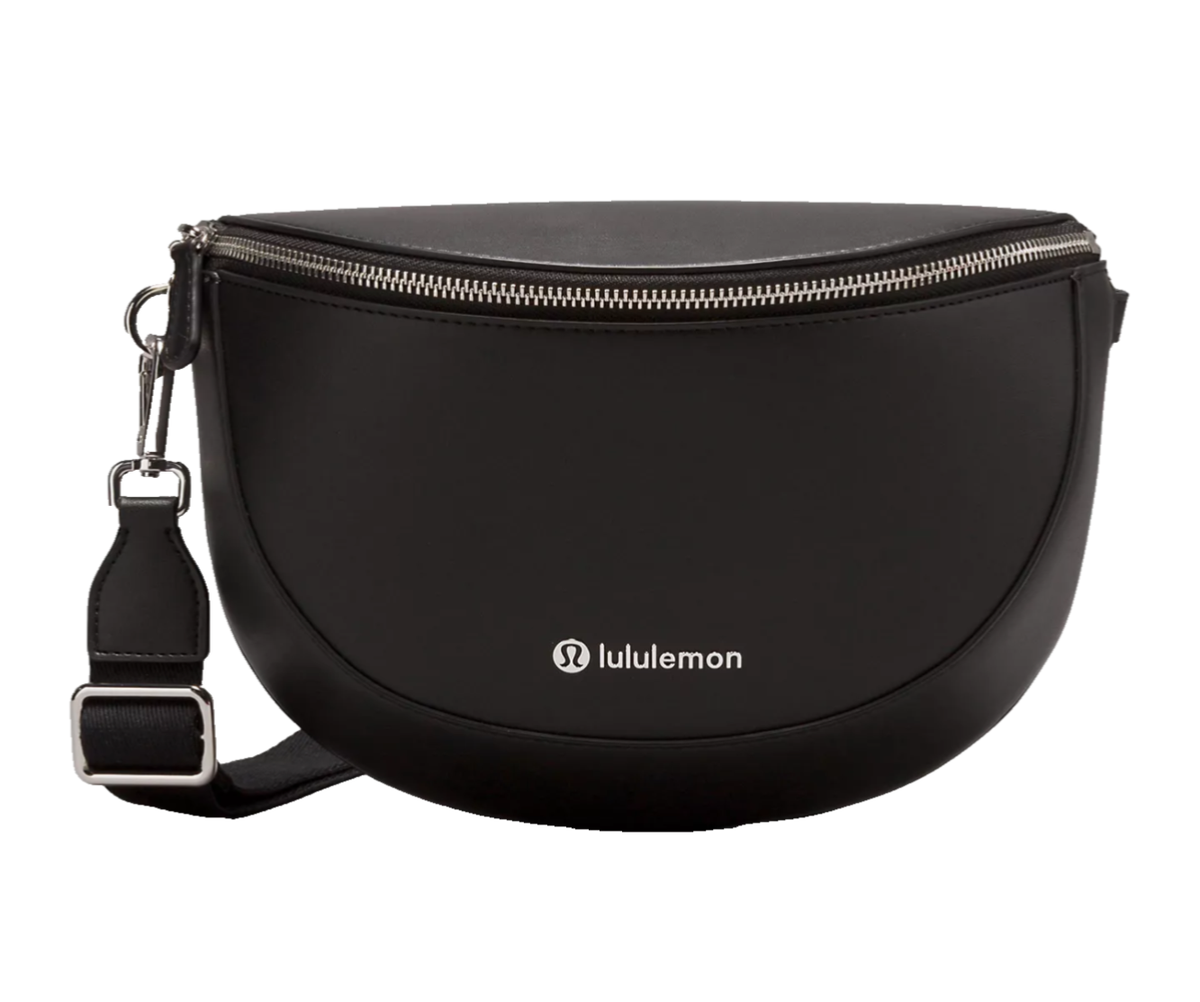 New Lululemon Cactus Leather Alternative Saddle Bag 2L