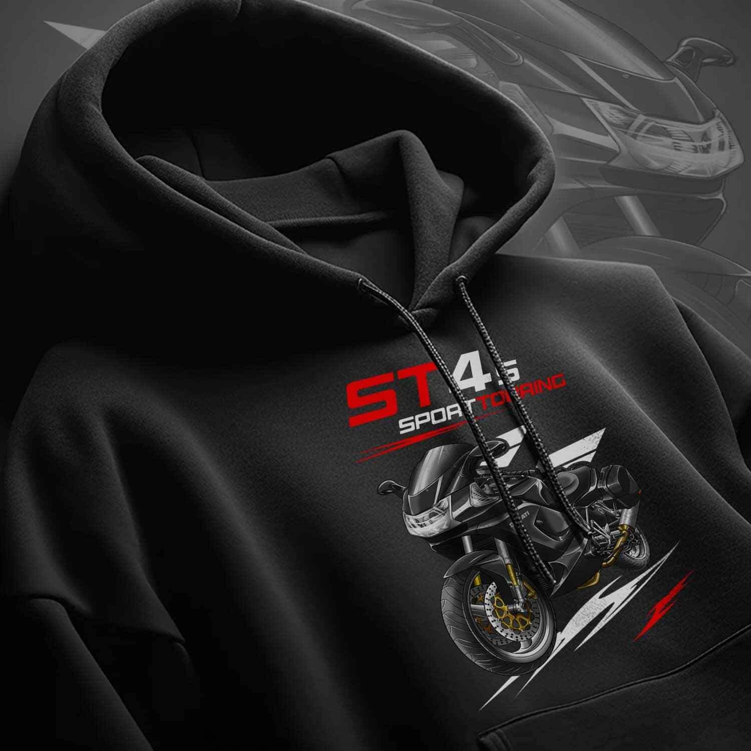 Ducati ST4 ST4s Touring Motorcycle Hoodie Pullover for Riders