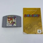 Mario Party (Nintendo 64, 1999) N64 Authentic Cartridge w/ Manual - Tested Works