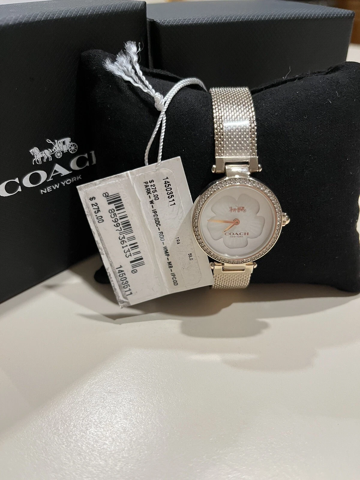 Orologio da donna Coach Park con cinturino in rete 26 mm 14503511