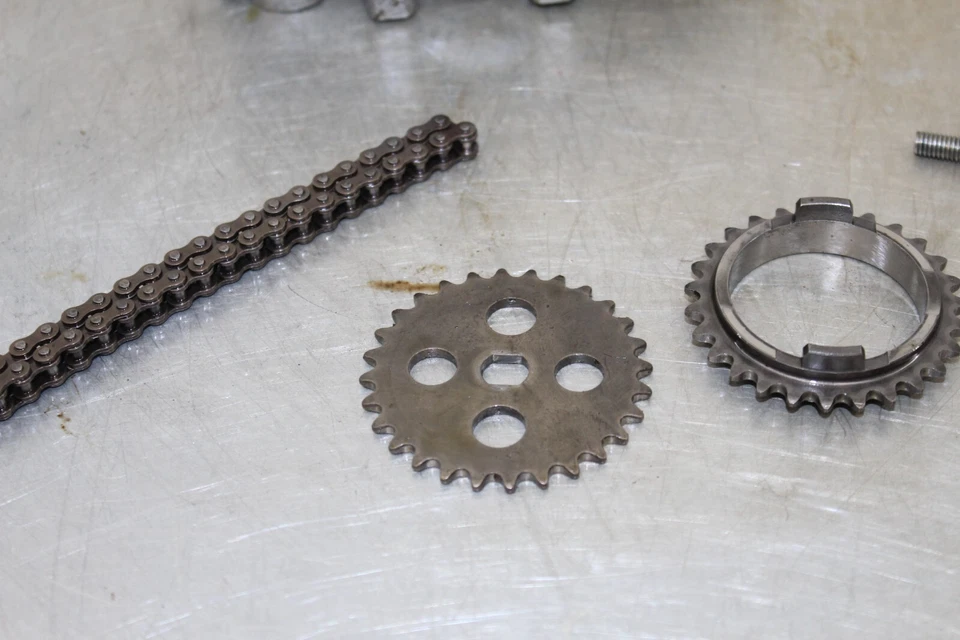 Suzuki GSXR750 GSXR600 GSXR 600 750 2006 2007 OEM BOMBA DE ACEITE LOTE DE CADENA DE ENGRANAJES Foto 4 de 4