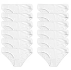 Ladies Bikini Briefs 100% Cotton High Leg Ladies Knickers Underwear, Pack Of 12