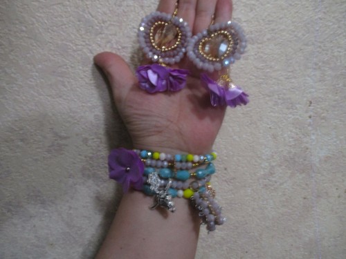 Pulseras De Cristal Con Traido Artesanal. | eBay