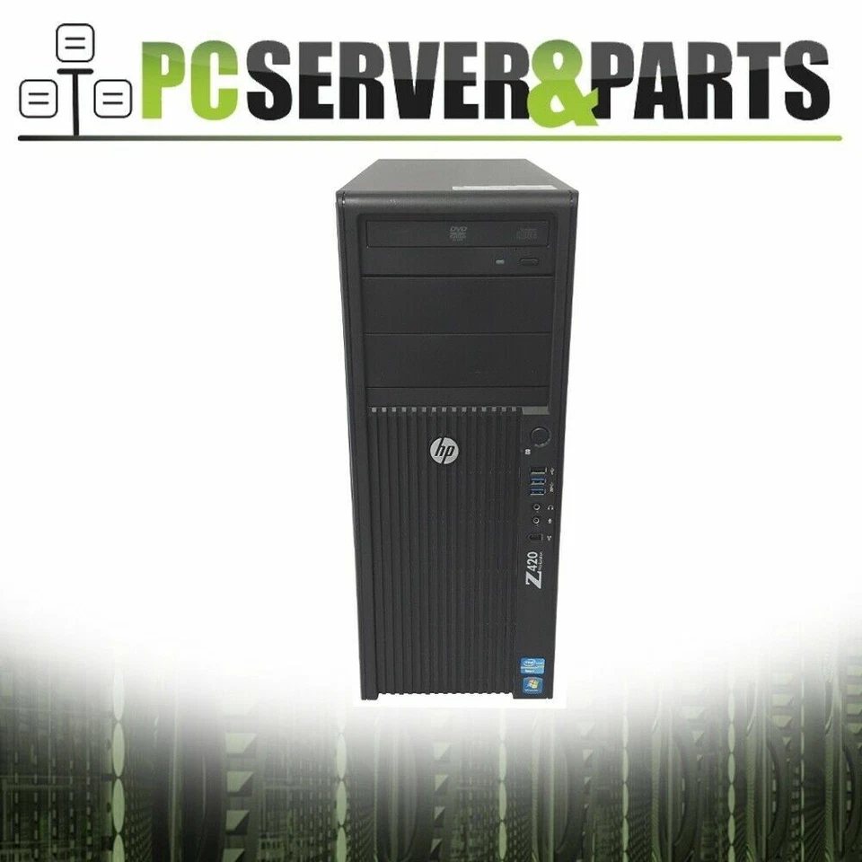 HP - Z420 CAD SolidWorks Workstation Xeon 3.6GHz 16GB RAM 256GB SSD + 1TB Win10 - Image 2 of 4