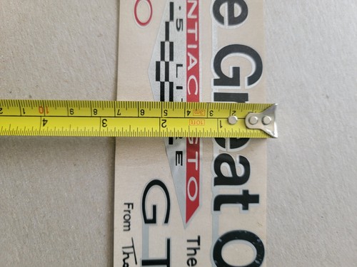 1966 Pontiac GTO Stickers Decals Thom McAn Promo Give Away Contest Lot of 5 Vtg - Picture 7 of 10