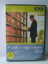 4 CODES AND RELATED LAWS 2002 cd-rom, new 