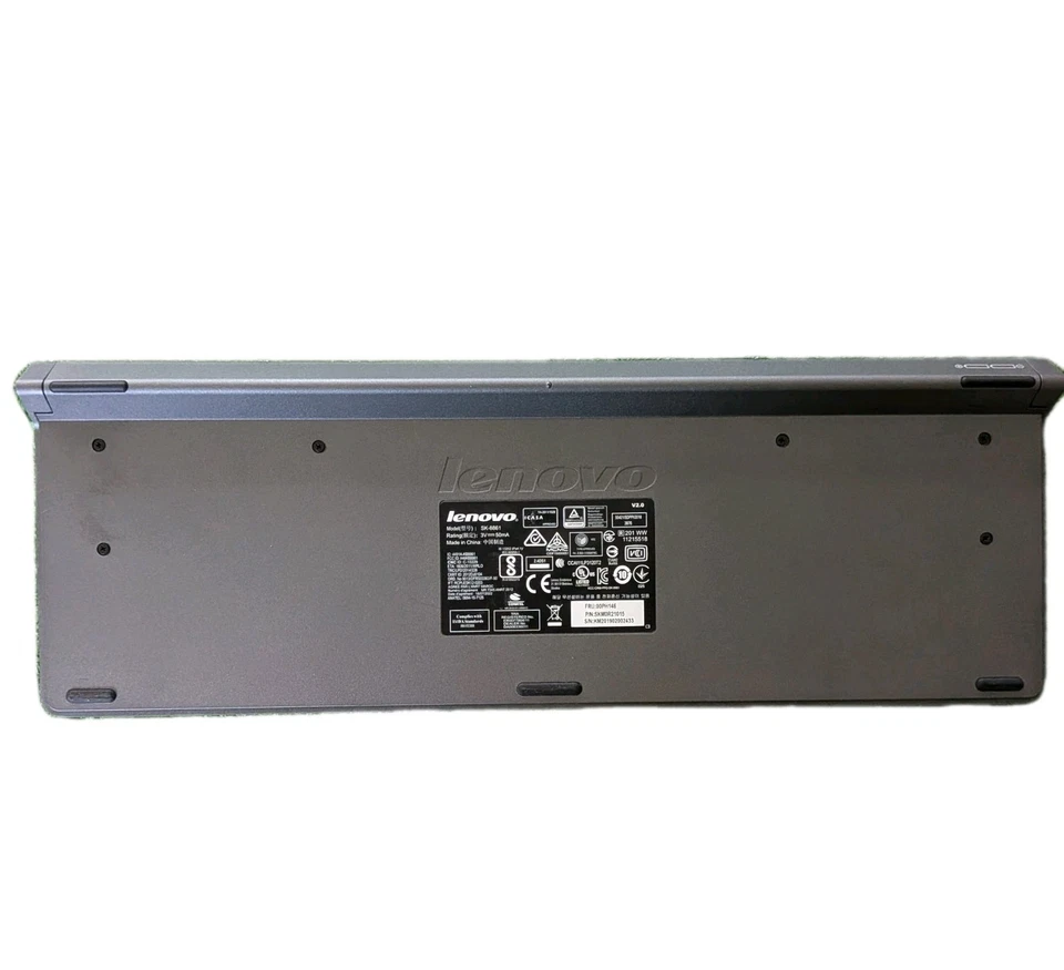 Lenovo SK-8861 Wireless Keyboard – Grey – No USB Receiver - Image 2 of 4