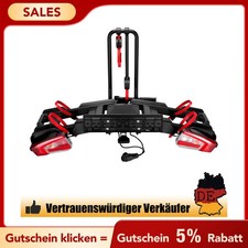 Fahrradträger Anhängerkupplung 2 Fahrräder E Bikes Schnellspannsicherung 60kg