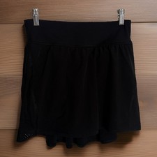 Spanx Black Tennis Skirt/Skort Sz SMALL EUC Pickeball/Tennis Pockets Shorts