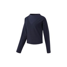 Sweatshirts Ausbildung Damen Reebok TE Twill Cowl Neck EC2338 Dunkelblau