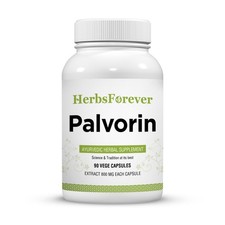 Palvorin Helps in Hemorrhoids  Piles Inflammation 90Vege Capsules, 800mg each
