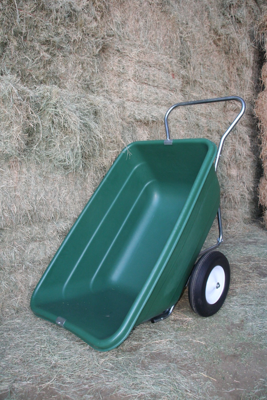 15" Flat Free PU Foam Tire Wheelbarrow 4" Hub 3/4" Axle Tire Size 4.80/4.00-8