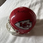 Joe Montana Signed Kansas City Chiefs Mini Helmet Upper Deck Authenticated