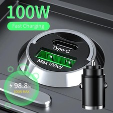 100W USB Handy Ladegerät Typ C QC3.0 Schwarz...