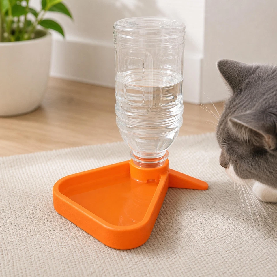 Wasserspender für Katze & Hund – Schwerkraft-Wassernapf PETG - Bild 2 von 4