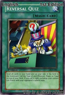 Reversal Quiz [1st Edition HP - Pharaonic Guardian PGD-092]