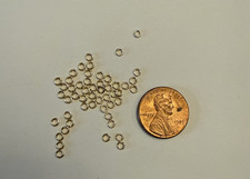 3mm closed, 22 gauge 14kt gold filled jump rings 50pcs