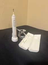 Oral-B Braun Type 3791 Rechargeable Electric Toothbrush With Charger White Parts