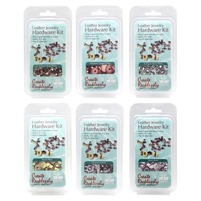 BeadSmith  Leder Schmuck Hardware Kit * alle Farben