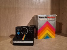 Polaroid SX-70 SE OneStep In Box Blue Button Works