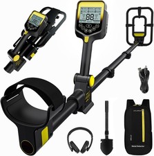 Professional Metal Detector 20 Hour Runtime Backlit