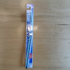 Vintage 1999 NOS Dentax By Playtex Toothbrush Soft Bristle Blue Sealed Full Head