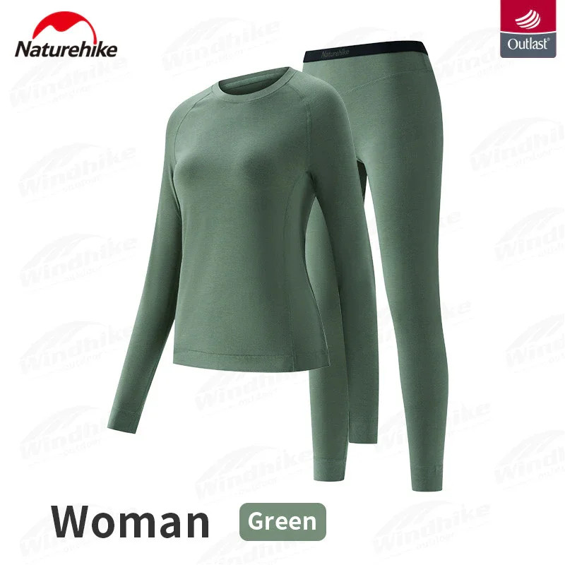 Warm Thin Thermal Underwear Suit Outlast® Soft Breathable Outdoor Camping Sports image 8