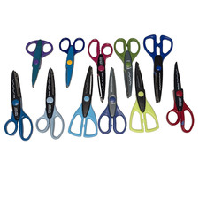 Crafting Scissors, Paper Edgers, Multi Brand Set - 11 Ct