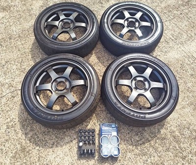 JDM Ultra-lightweight Rays VOLKRACING TE37 Sonic luxury set Includes 2 No Tires