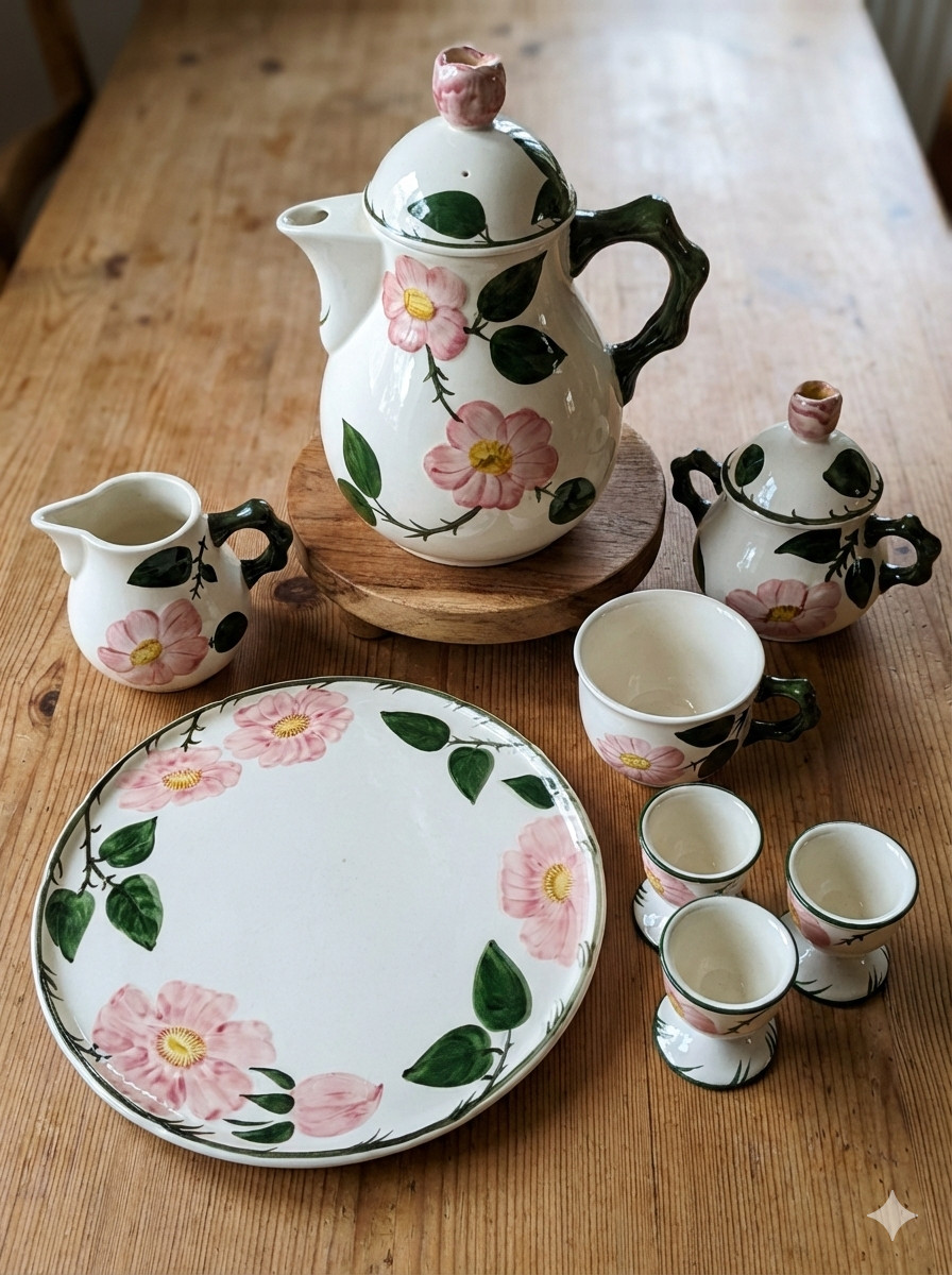Wild Rose - Villeroy & Boch - Einzeilteile zur Wahl (Tasse, Milch, Zucker etc)