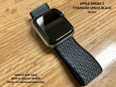 APPLE WATCH SERIES 5 - Titanium Case NIB