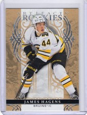 2026-27 UPPER DECK ARTIFACTS ROOKIES WOOD PARALLEL #198 BRUINS - JAMES HAGENS