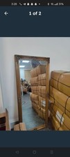 Gold long Mirror Vintage Good Condition