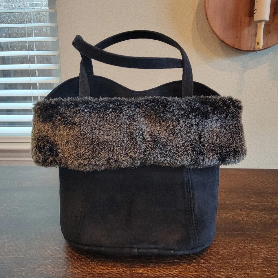 Bolsa bustiê espartilho preta vintage sutiã bolsa xale de pele envoltório novidade bolsa Y2K - Imagem 4 de 4