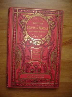 7097 Verne Aventures trois Russes Anglais Hachette 1923 TBE - Photo 1/4
